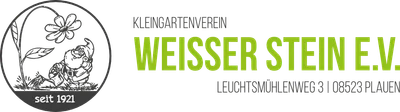 Logo Gartensparte Weißer Stein