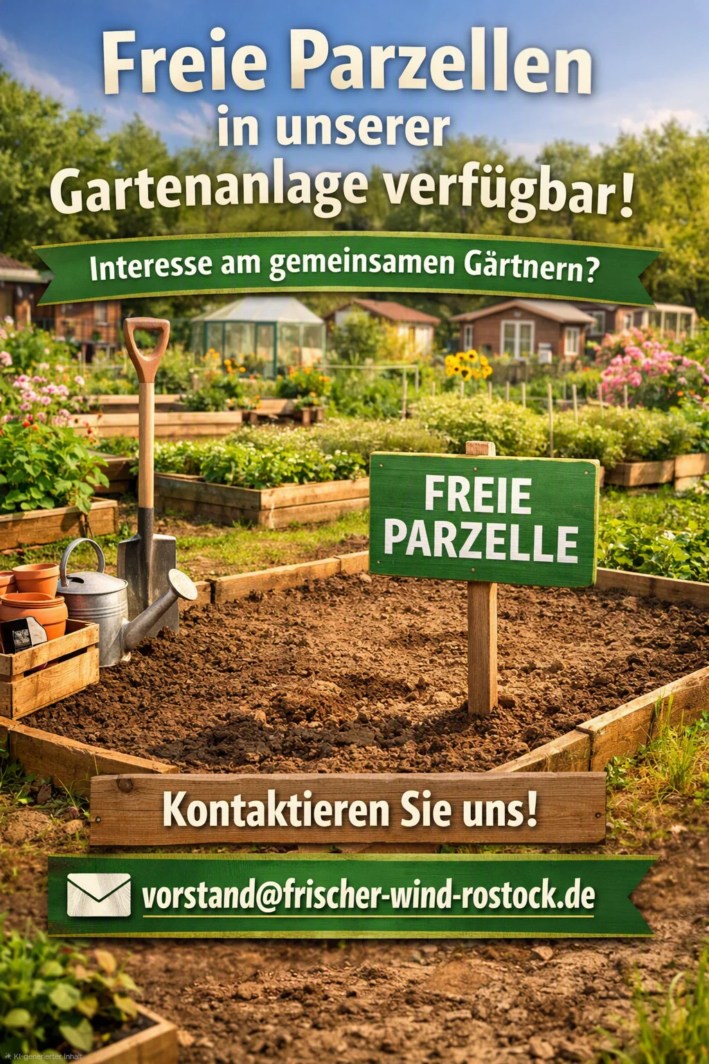 Frei Parzellen im Frischen Wind
